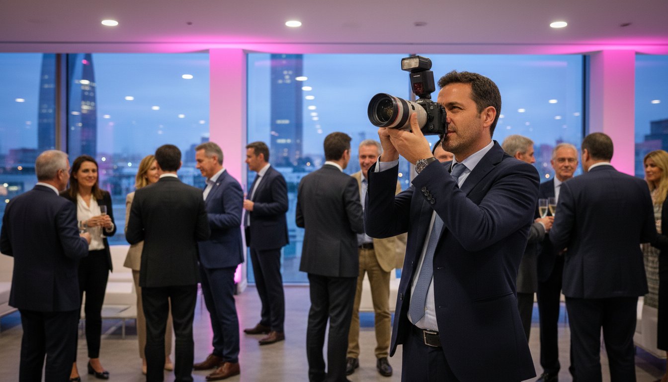 Fotógrafo para eventos de empresa: Guía para contratar eficacia visual y éxito garantizado