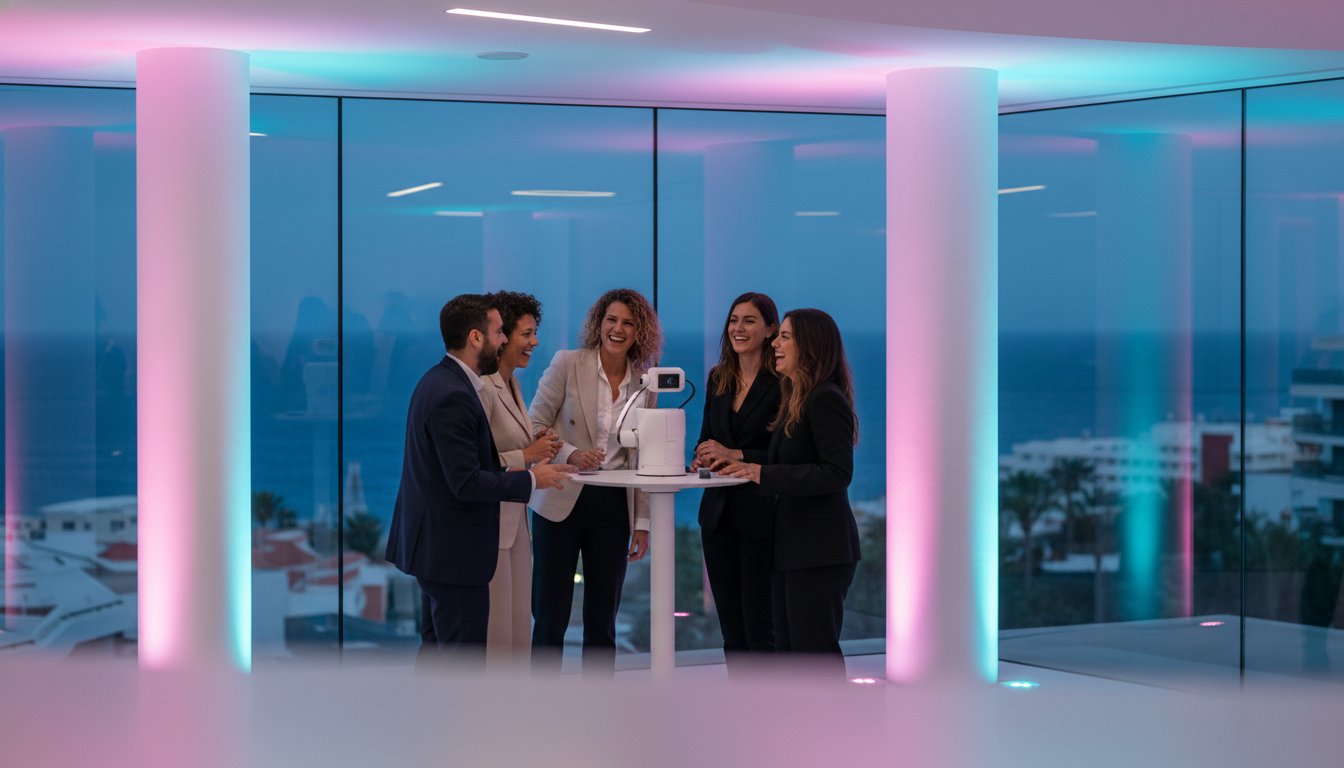 Alquilar fotomatón para evento corporativo: Guía de inversión estratégica 2026