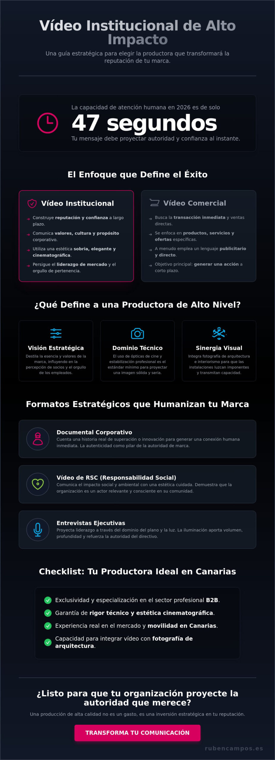 Productora de vídeo institucional para empresas: Guía de comunicación estratégica 2026