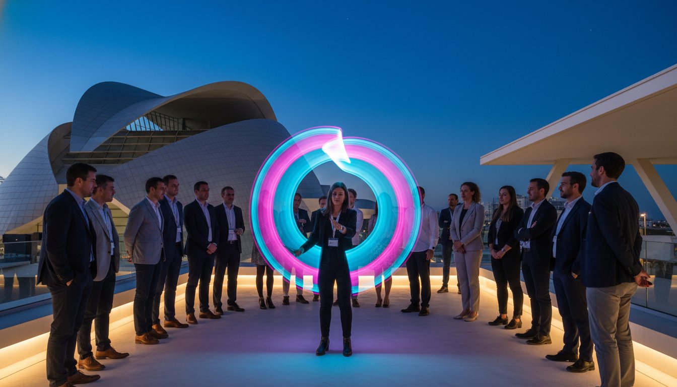 Dinamización de eventos corporativos 2026: Estrategias de impacto visual y engagement
