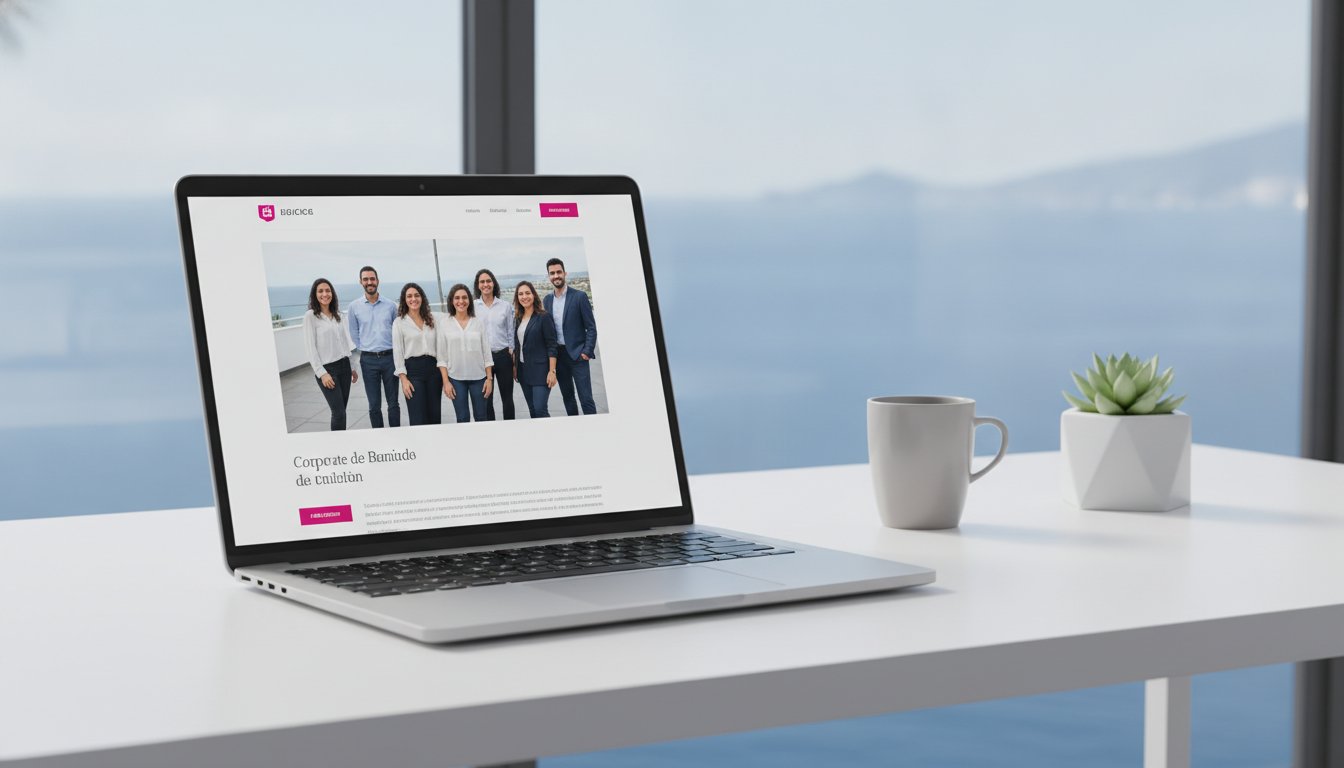 Fotografía para página web de empresa: Guía de inversión visual 2026